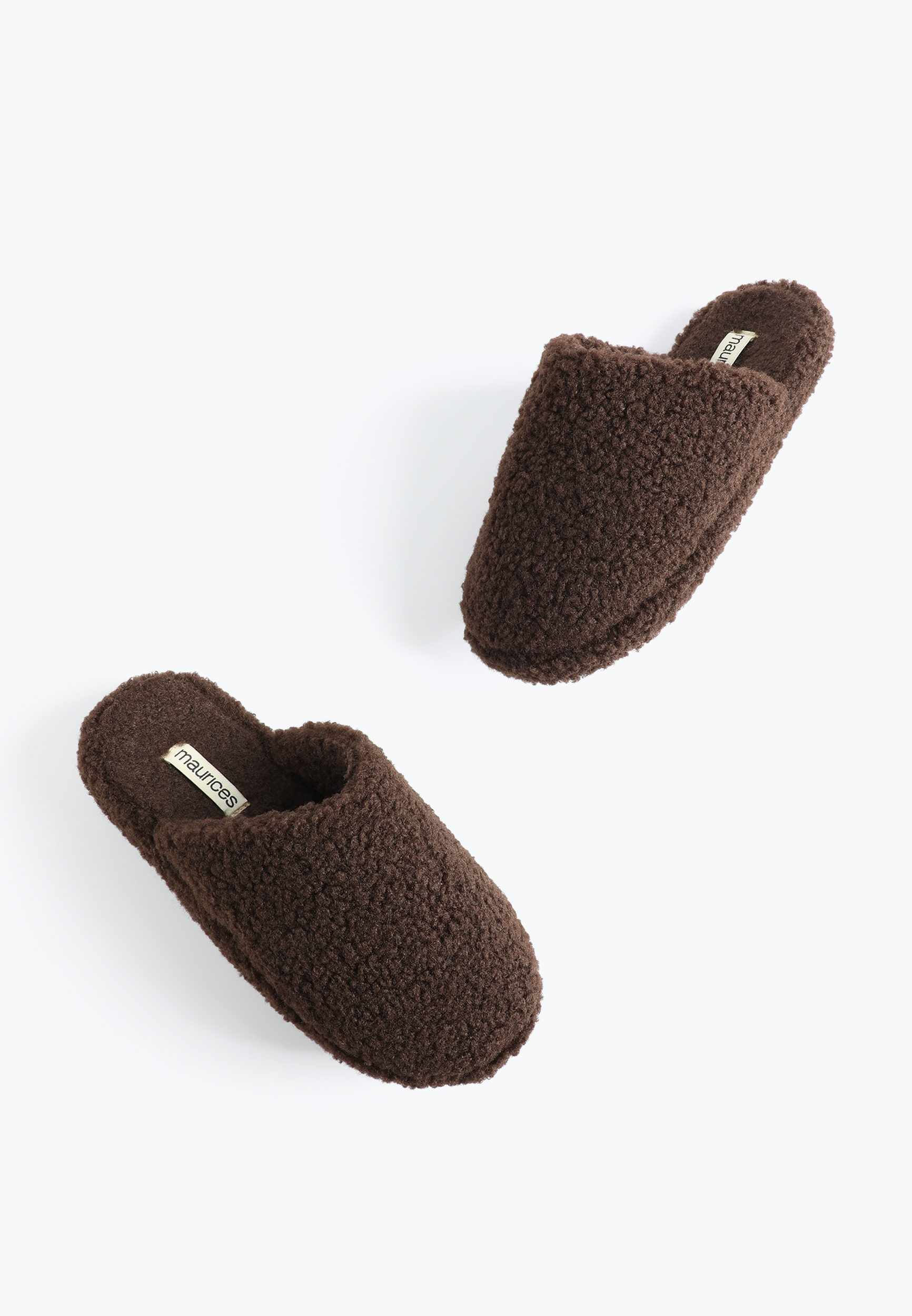 Sherpa Slipper, COFFEE BEAN, large