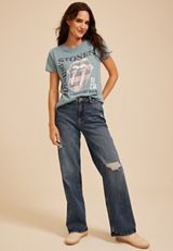 Rolling Stones American Tour 1972 Classic Fit Graphic Tee, C7441, small
