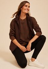 Willowsoft Striped Sweatshirt, C8478, small