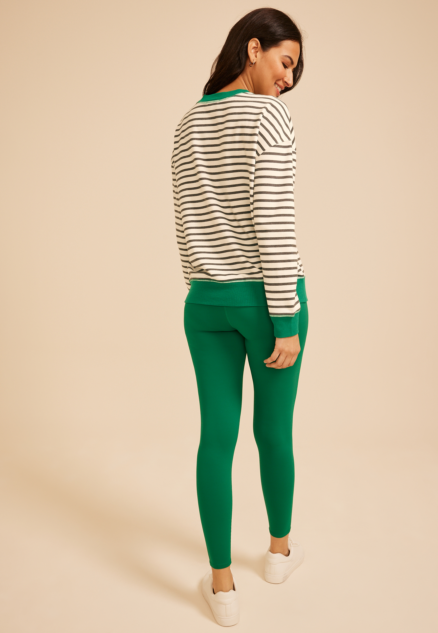 Game Day Striped Sweatshirt, C8837, large
