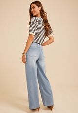 m jeans by maurices™ High Rise Knit Wide Leg Jean, C2806, small