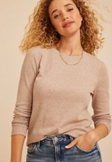24/7 Ada Ribbed Long Sleeve Tee, C977, small