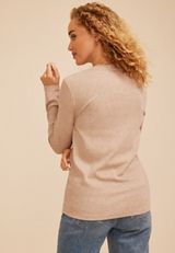 24/7 Ada Ribbed Long Sleeve Tee, C977, small