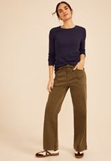 24/7 Ada Ribbed Long Sleeve Tee, C1378, small