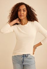 24/7 Ada Ribbed Long Sleeve Tee, C8232, small