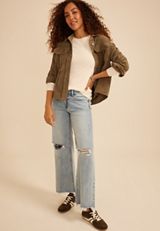 24/7 Ada Ribbed Long Sleeve Tee, C8232, small