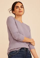24/7 Ada Ribbed Long Sleeve Tee, LAVENDER GRAY, small