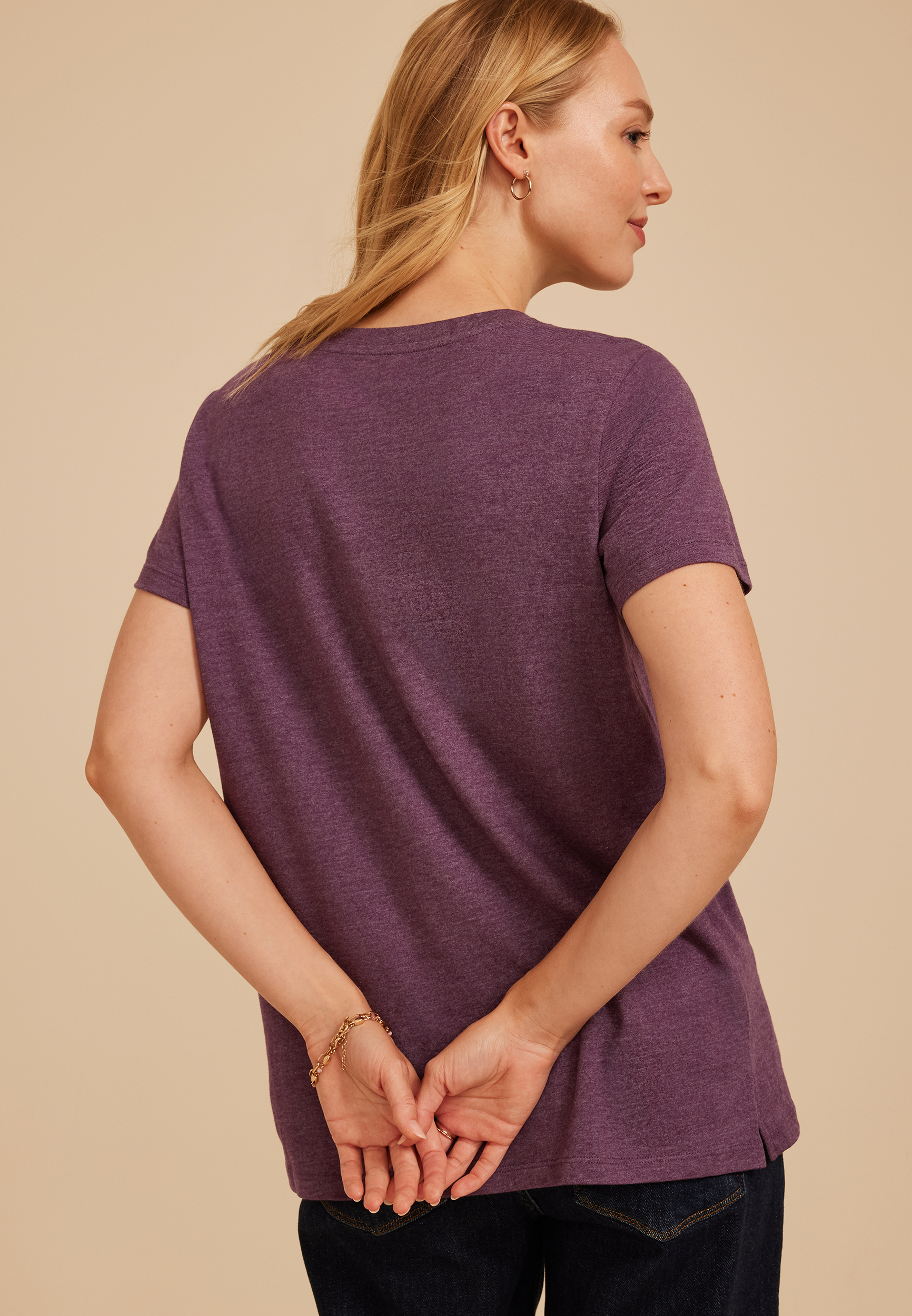 Comfy Clothes And Murder Shows Classic Fit Graphic Tee, POTENT PURPLE, large