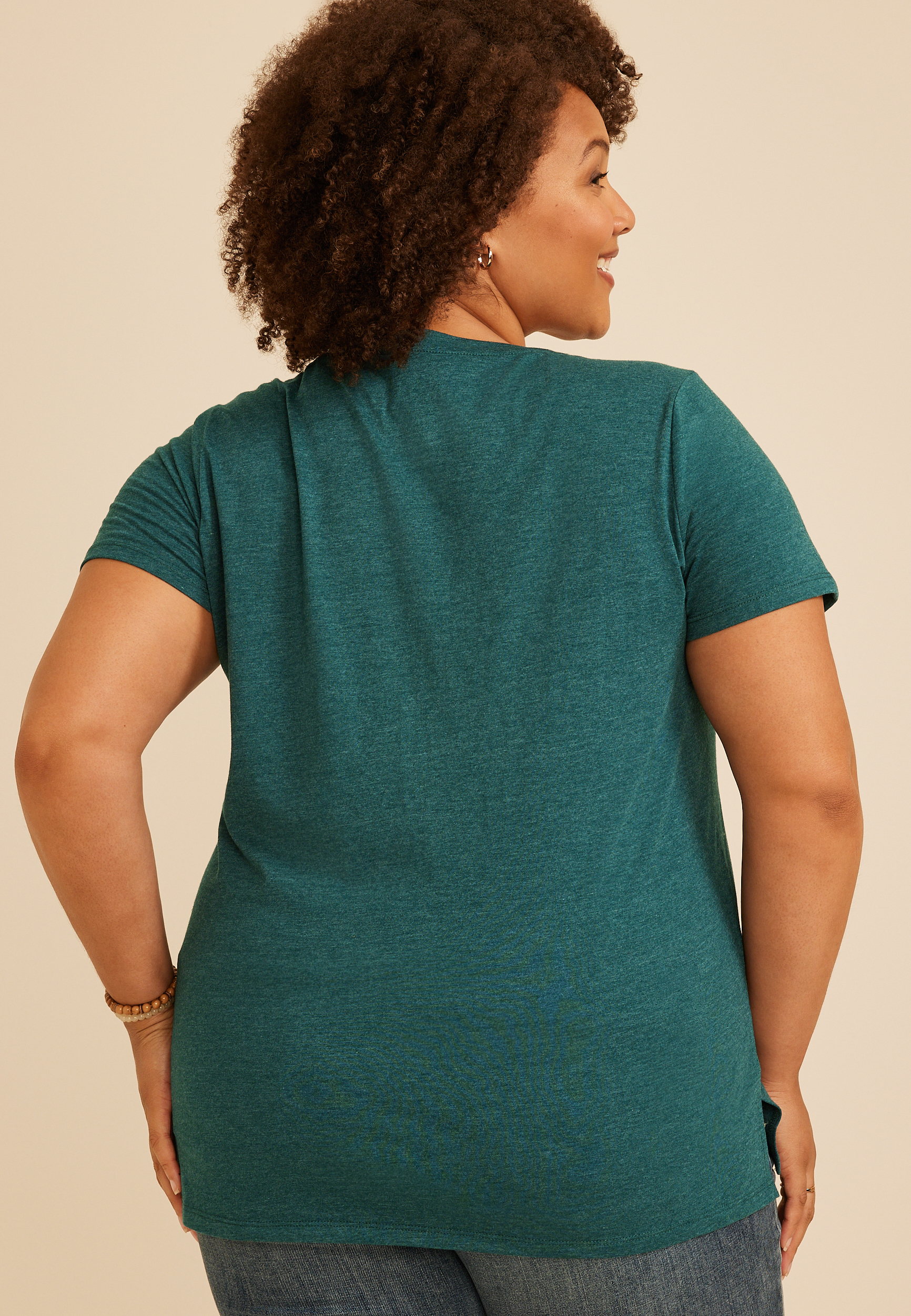 Plus Size Forbidden Forest Classic Fit Graphic Tee, C2735, large