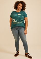Plus Size Forbidden Forest Classic Fit Graphic Tee, C2735, small