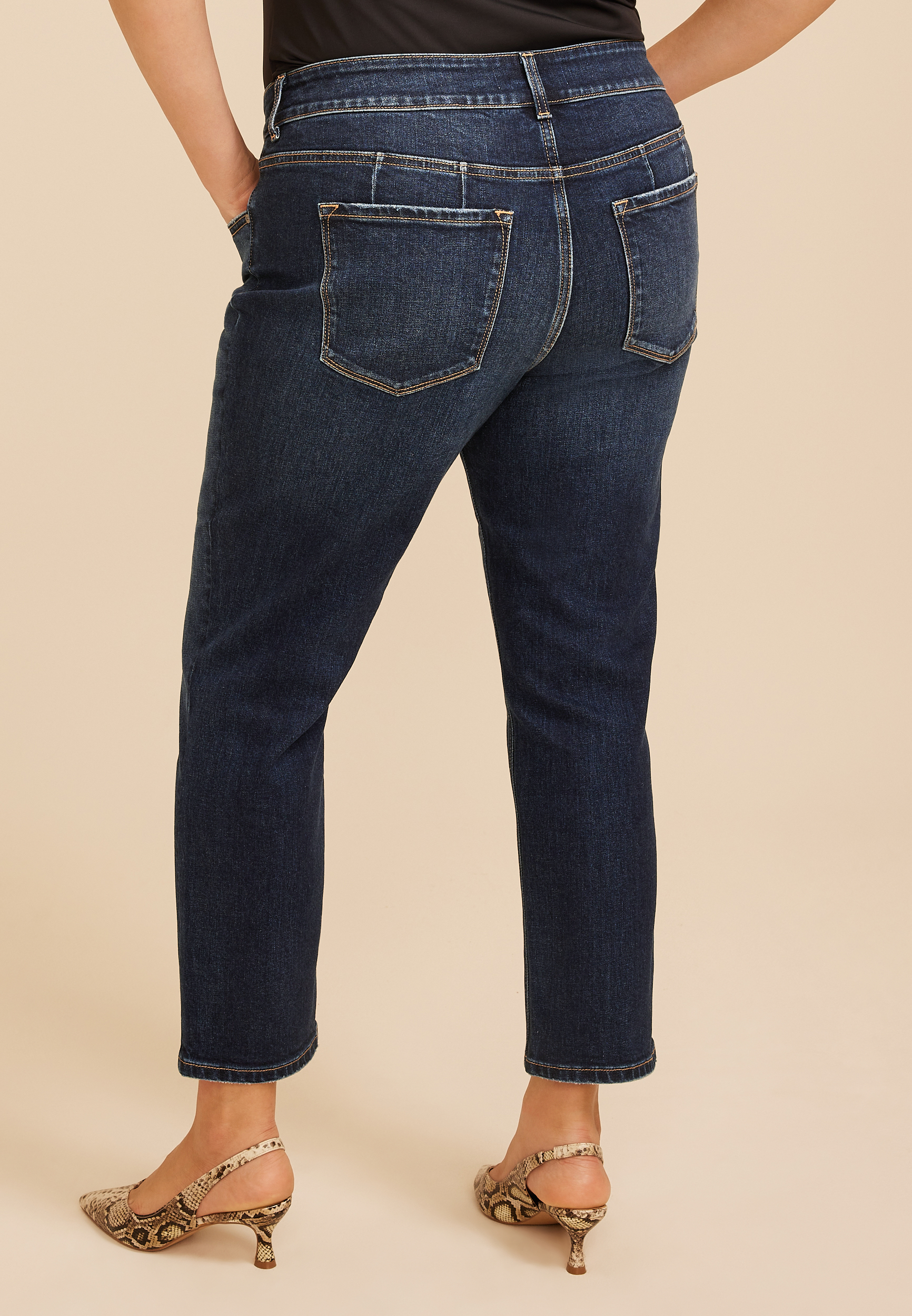 Plus Size KanCan™ Mid Rise Cigarette Skinny Jeans, C258, large