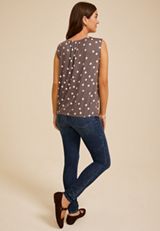Bubble Hem Tank Top, C1210, small