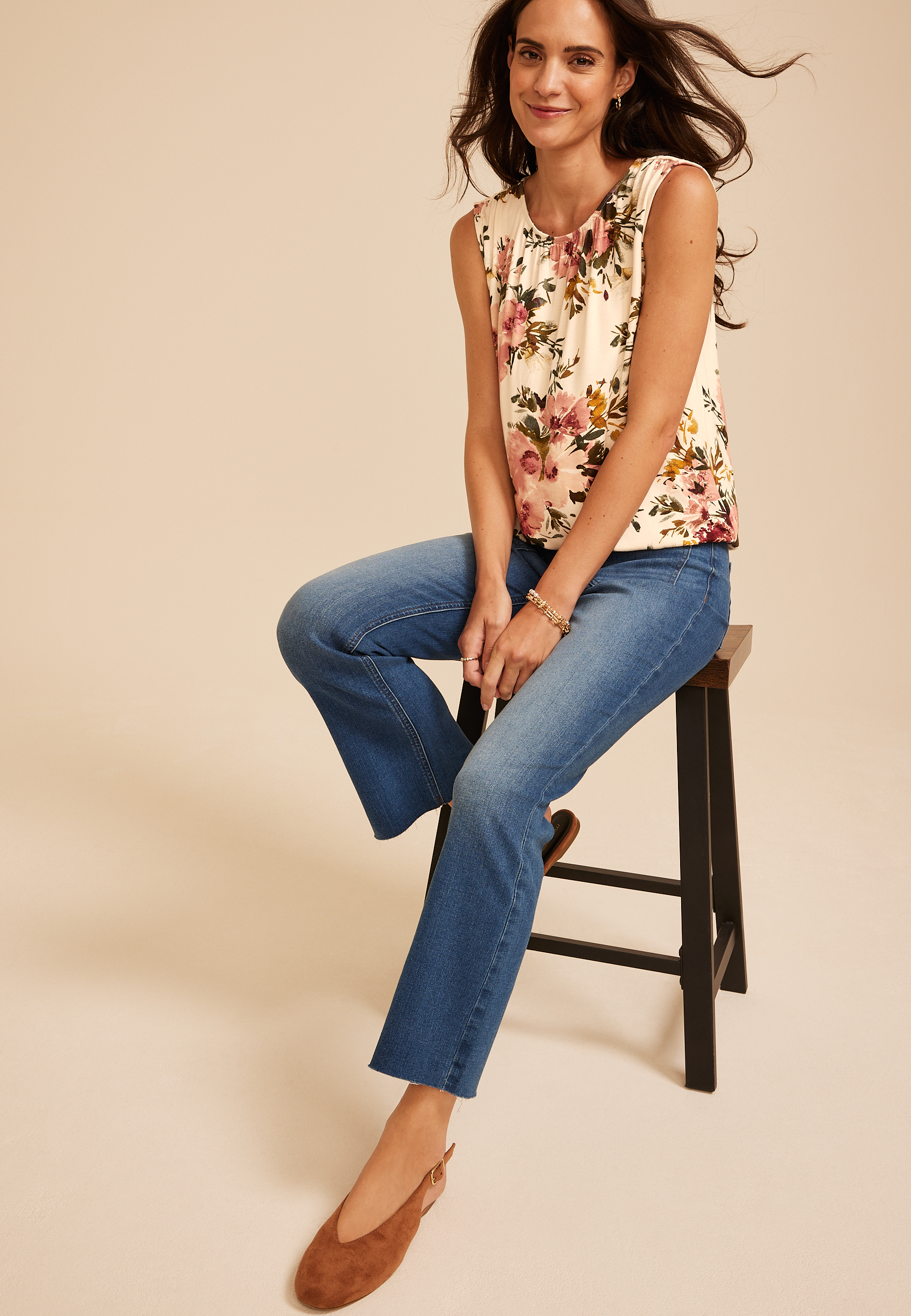 Bubble Hem Tank Top