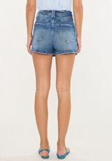 KanCan&trade; Dark High Rise Crossover Waist Skort, C258, small