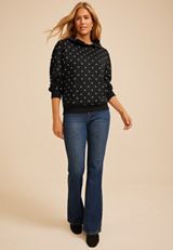 Polka Dot Hoodie, C106, small