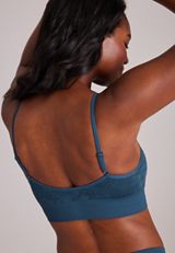 True Stretch Seamless Jacquard Bralette, C3829, small