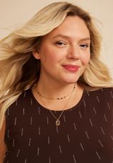 Plus Size Studio Y Studded Cinch Tank, COFFEE BEAN, small