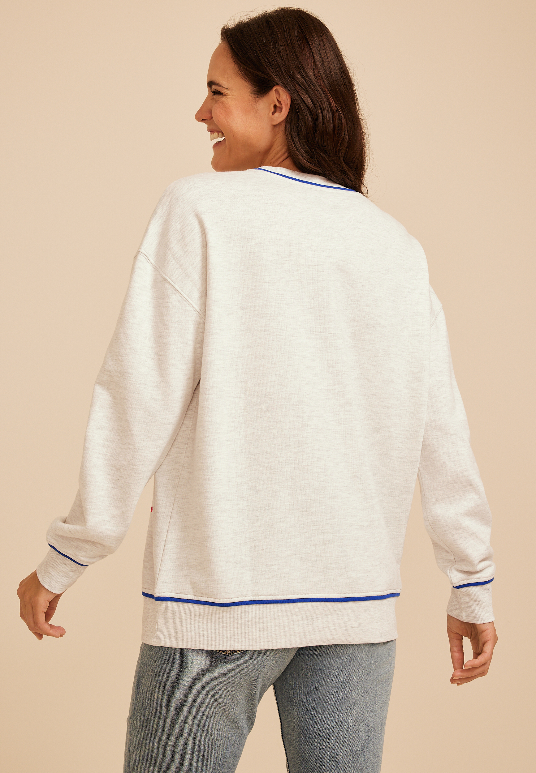 NFL® Crew Neck Sweatshirt, C2461, large
