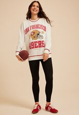NFL® Crew Neck Sweatshirt, C8485, small