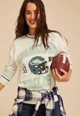 NFL® Crew Neck Sweatshirt, C9611, small