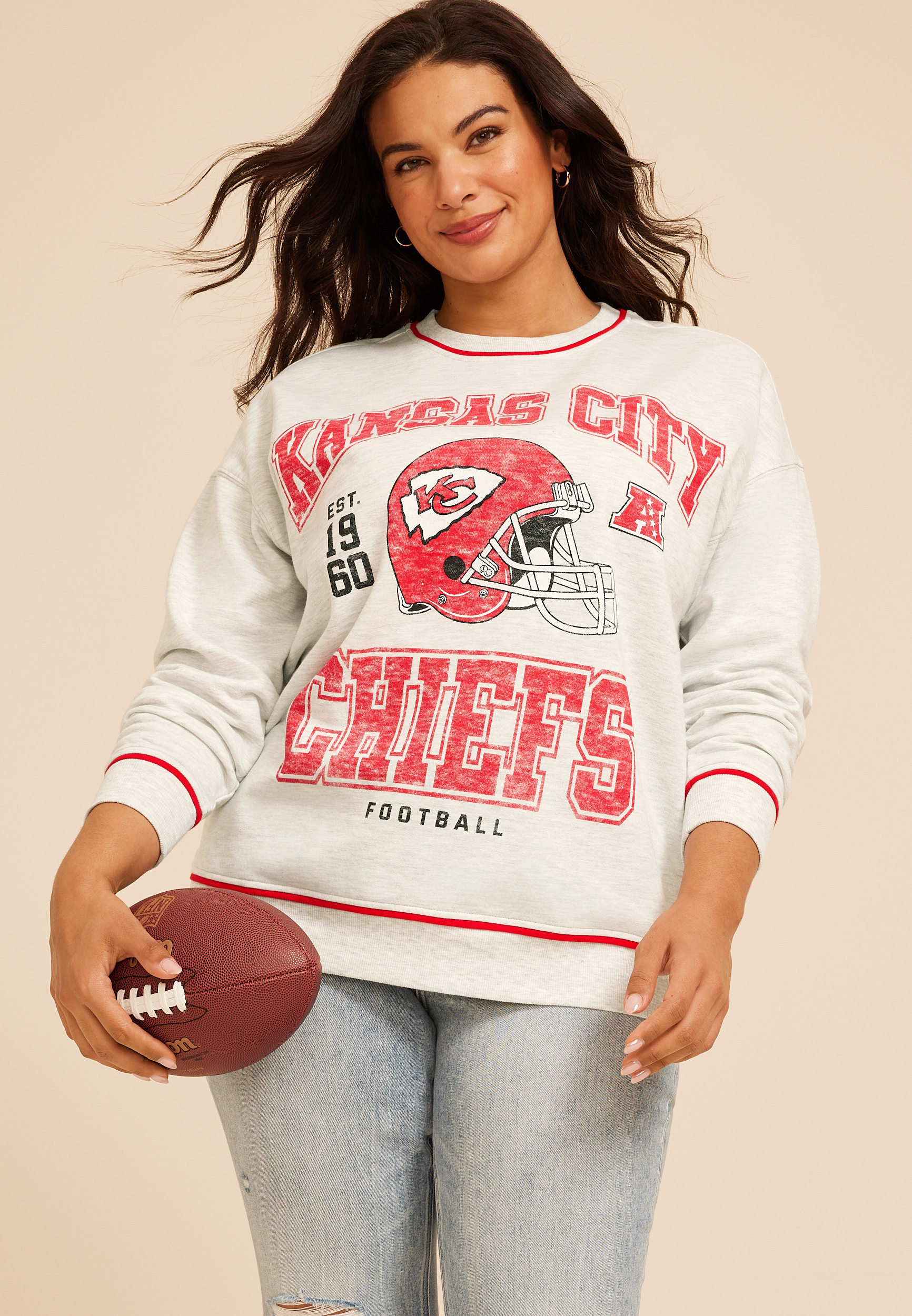 Plus Size NFL&reg; Crew Neck Sweatshirt