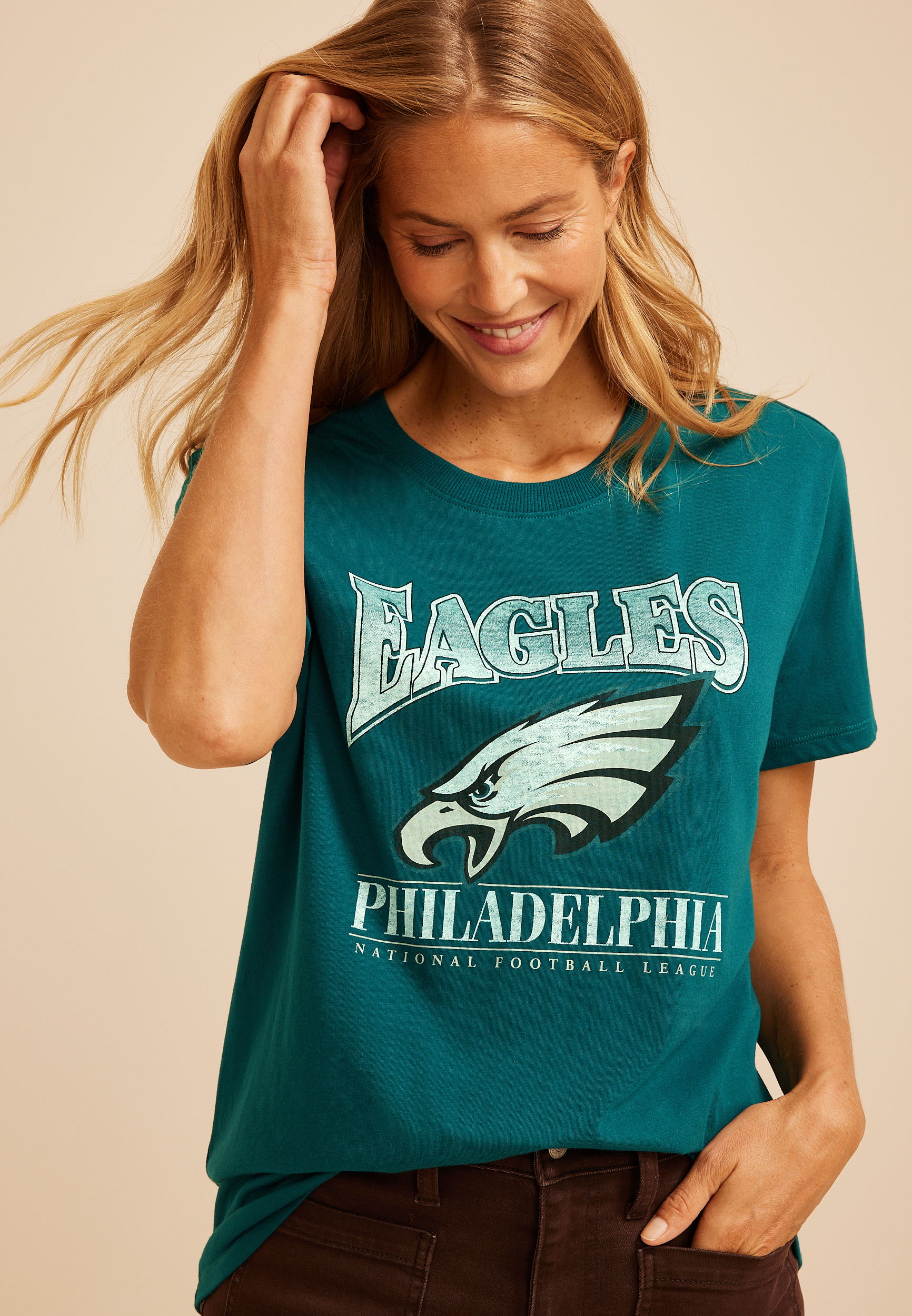 NFL® Oversized Fit Graphic Tee, C9611, large