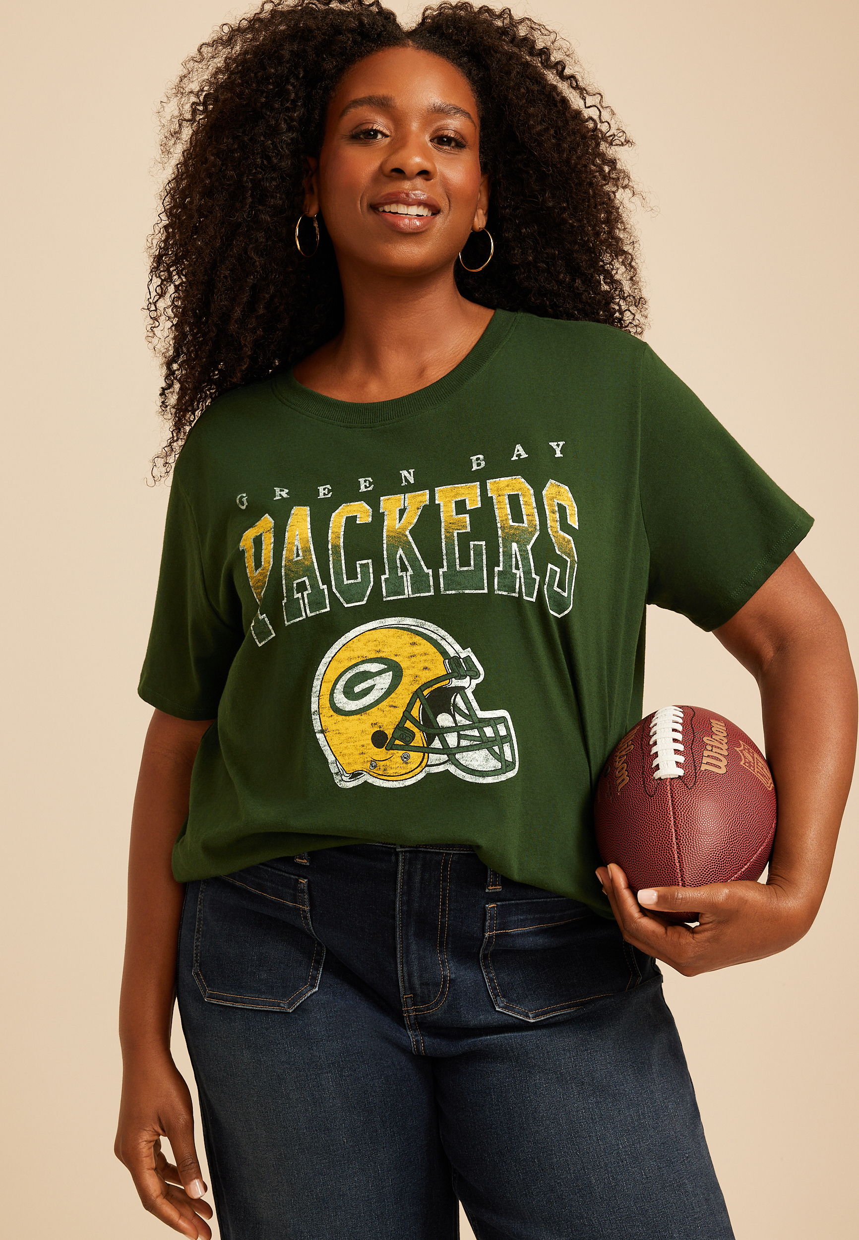 Plus Size NFL Oversized Fit Graphic Tee