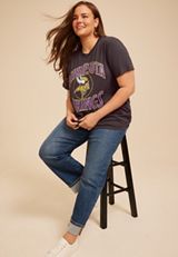 Plus Size NFL® Oversized Fit Graphic Tee, C2013, small