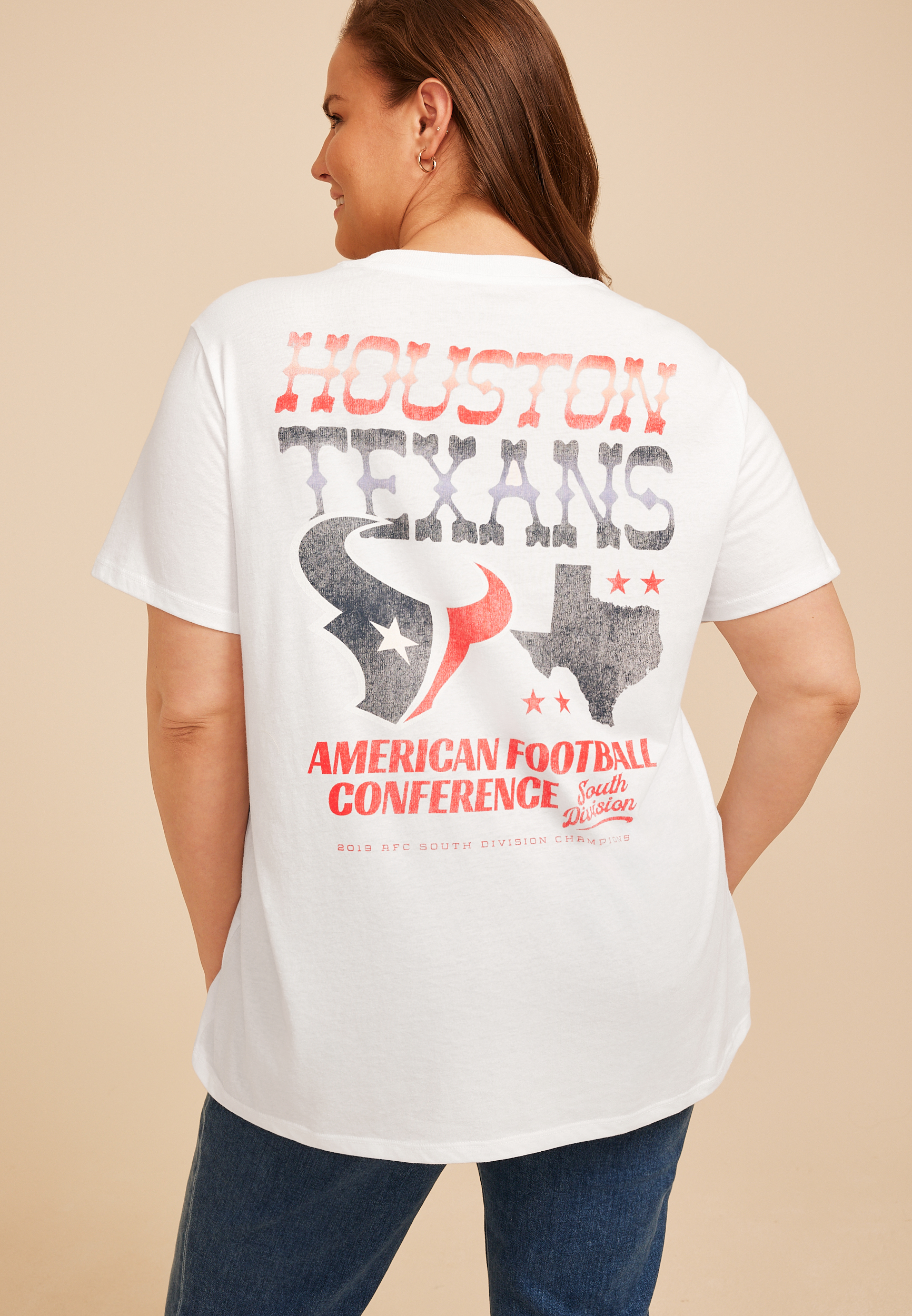 Plus Size NFL Oversized Fit Graphic Tee