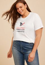 Plus Size NFL® Oversized Fit Graphic Tee, C2462, small