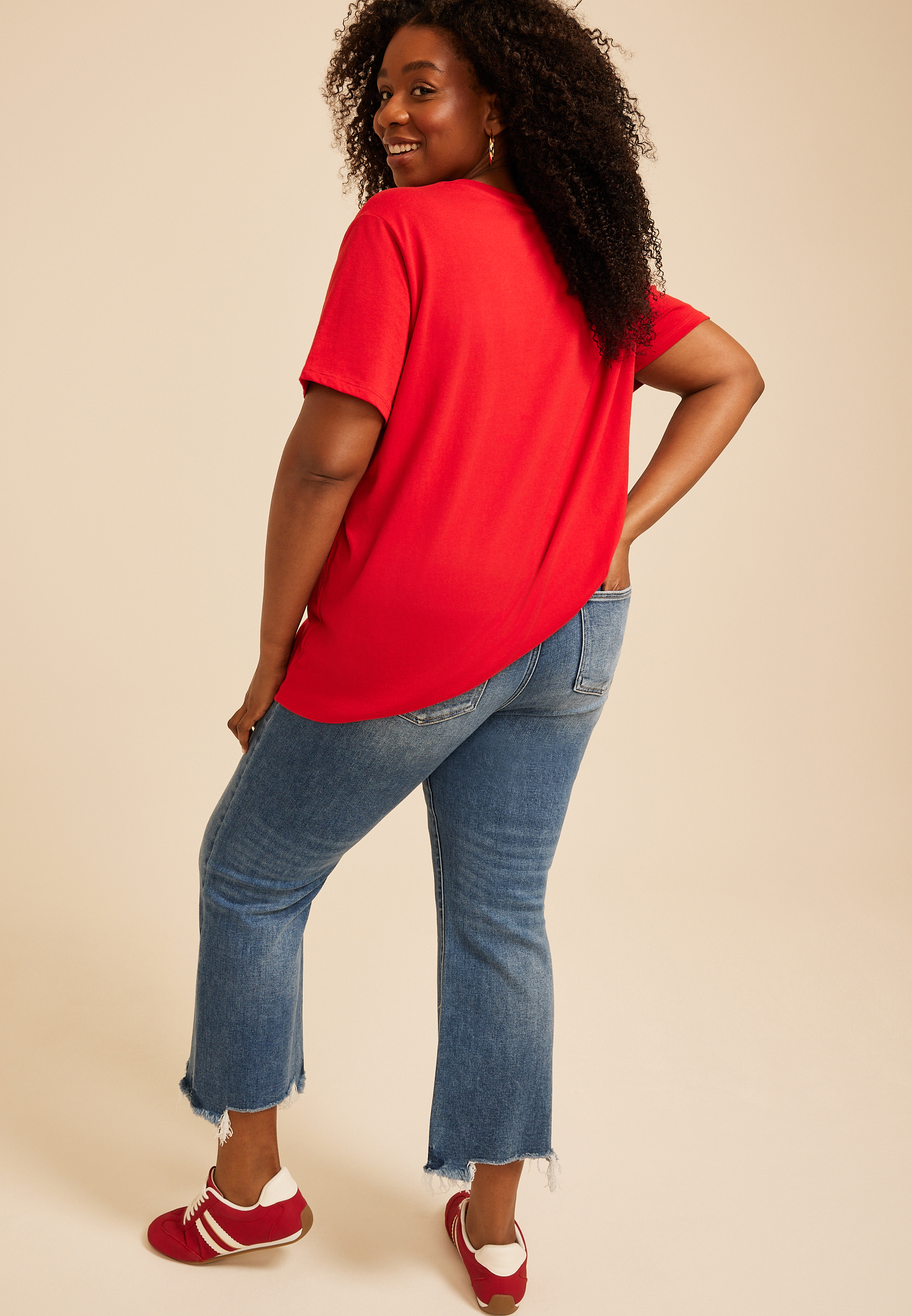 Plus Size NFL® Oversized Fit Graphic Tee, C8485, large