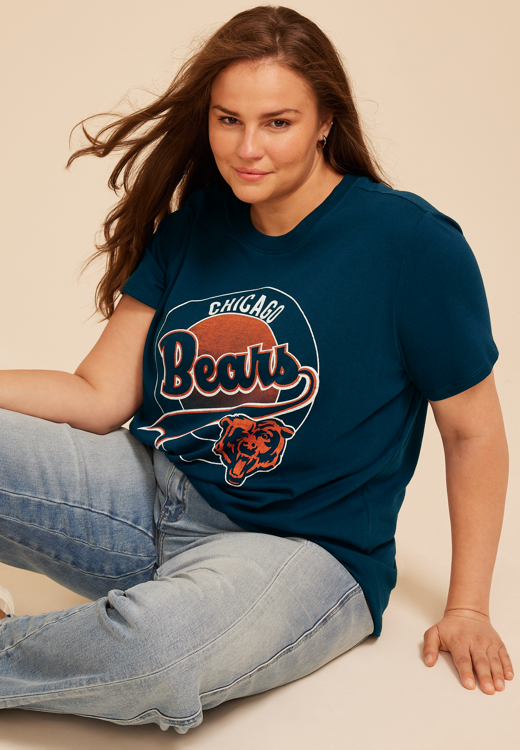 Plus Size NFL Oversized Fit Graphic Tee