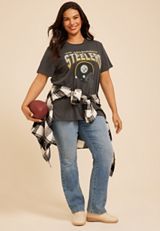 Plus Size NFL® Oversized Fit Graphic Tee, C9610, small