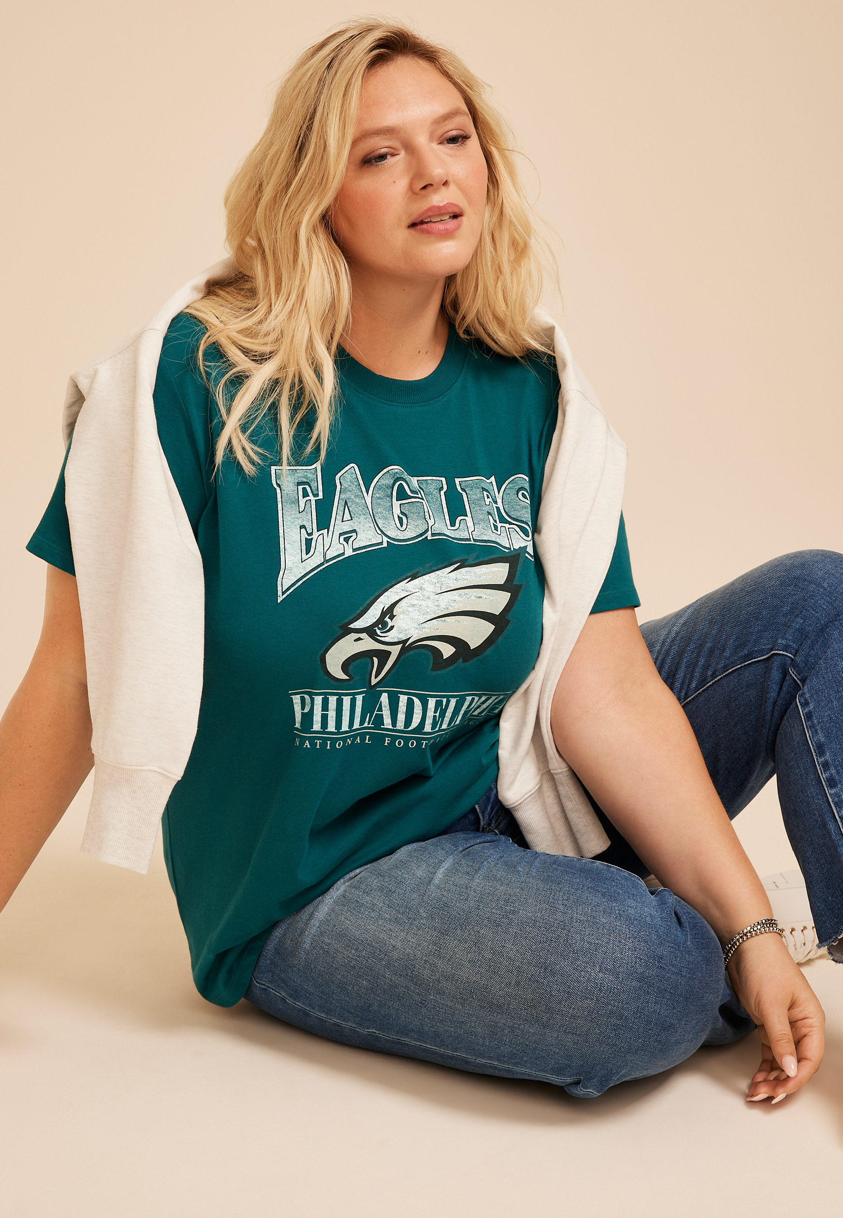 Plus Size NFL Oversized Fit Graphic Tee