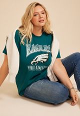 Plus Size NFL® Oversized Fit Graphic Tee, C9611, small