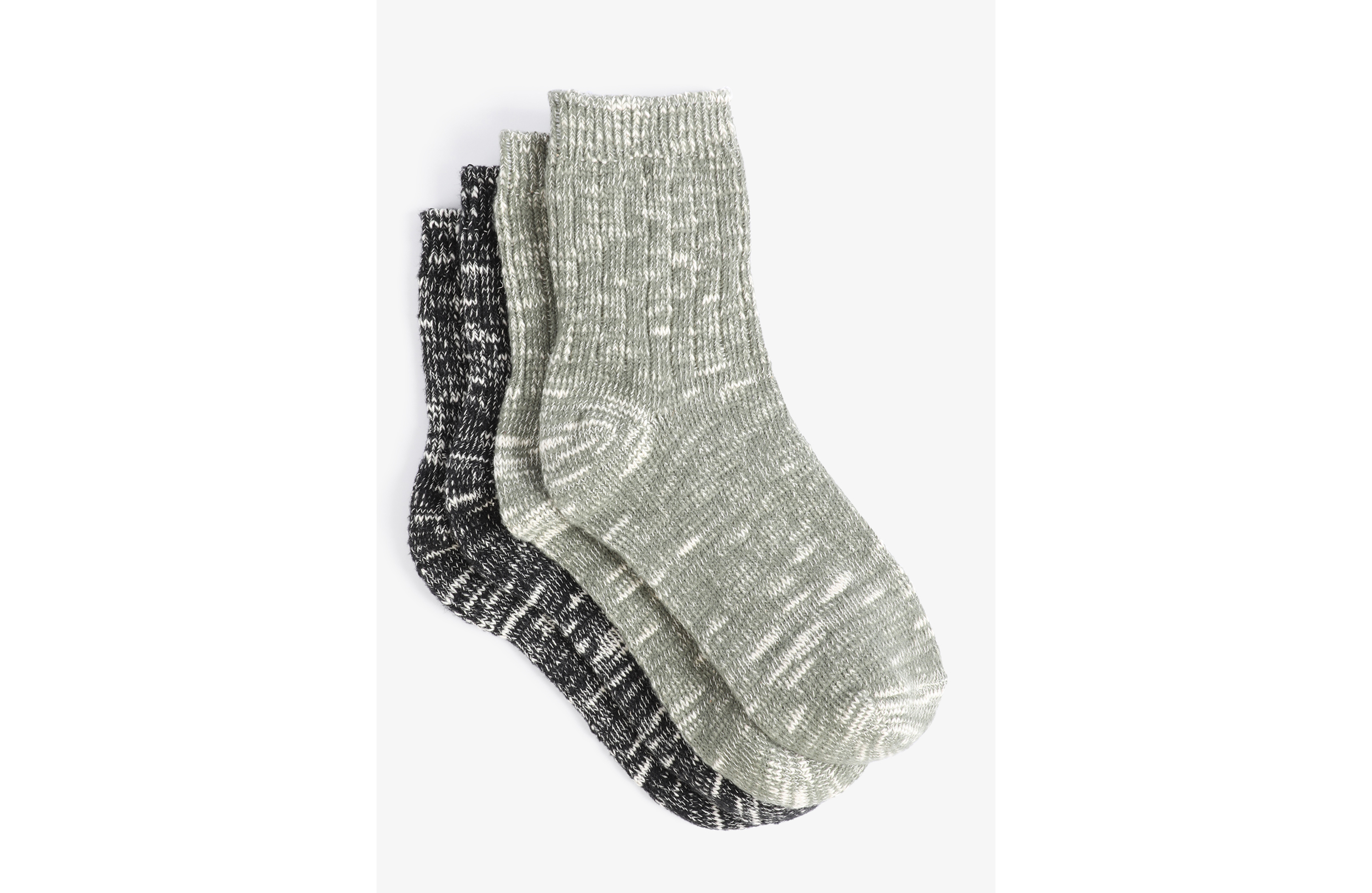 2 Pack Spacedye Short Crew Socks