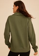 Quarter Button Front Pullover, C9161, small