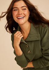 Quarter Button Front Pullover, C9161, small