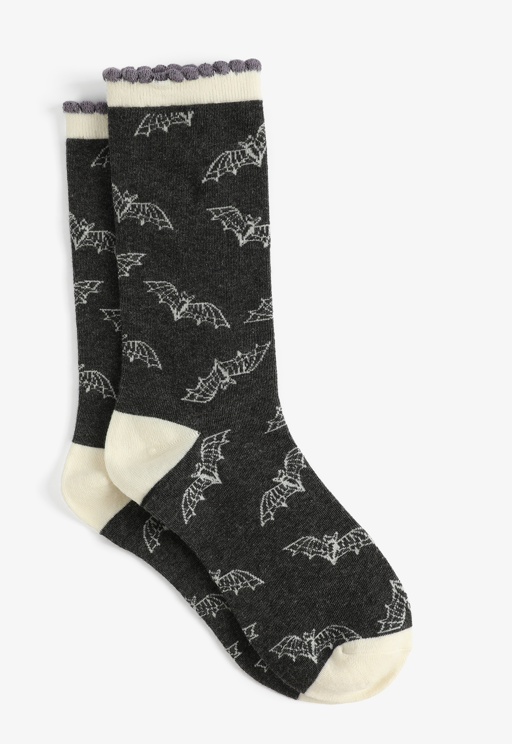 Halloween Bats Crew Socks