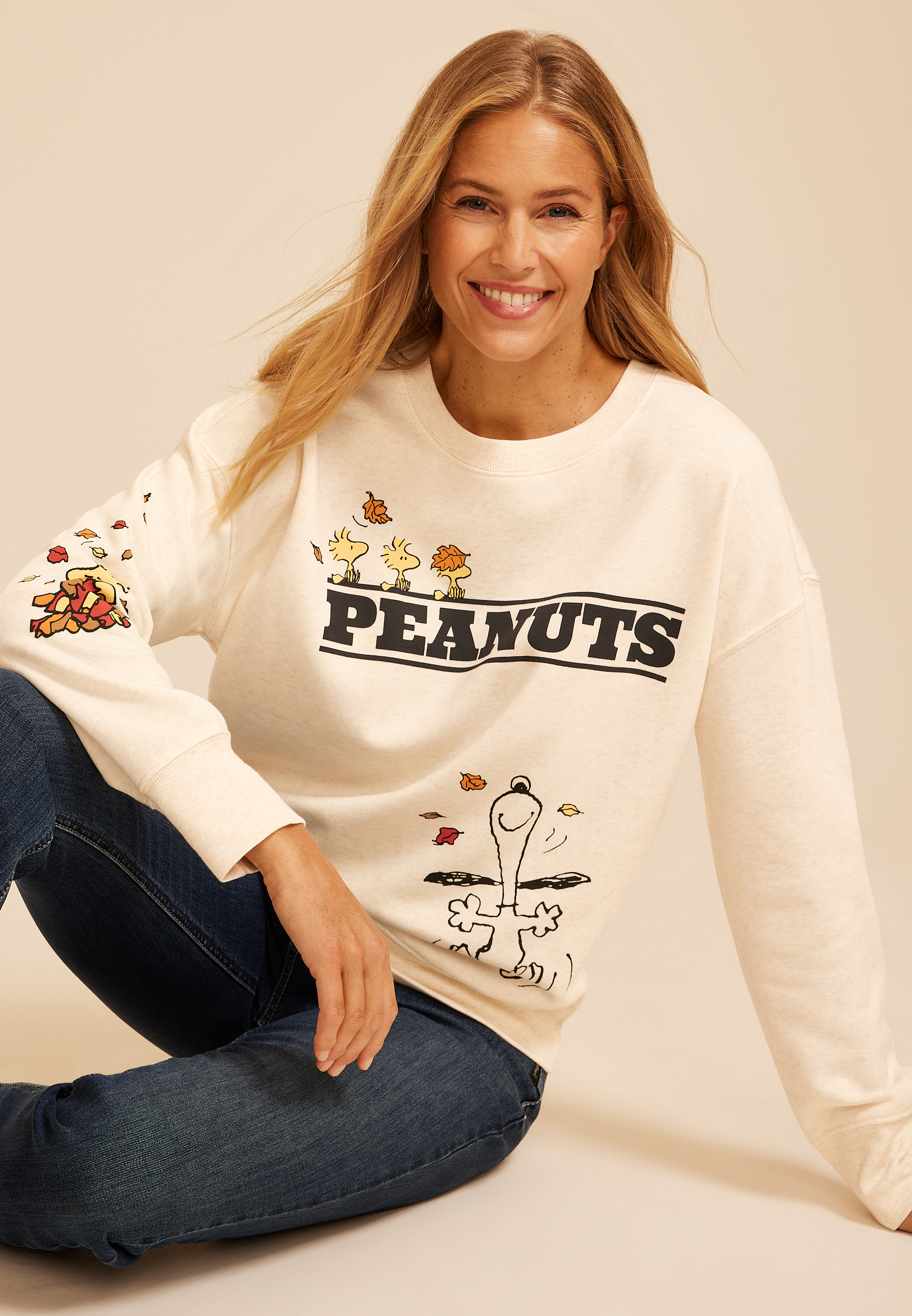 Peanuts Snoopy Fall Graphic Sweatshirt