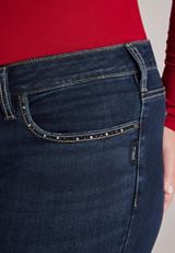 Plus Size Silver Jeans Co. ® Suki Curvy Mid Rise Embellished Slim Boot Jeans, C258, small