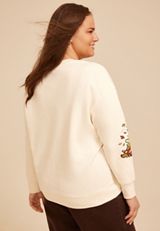 Plus Size Peanuts Snoopy Fall Graphic Sweatshirt, C3363, small