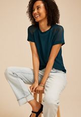 24/7 Mesh Raglan Sleeve Tee, C3784, small