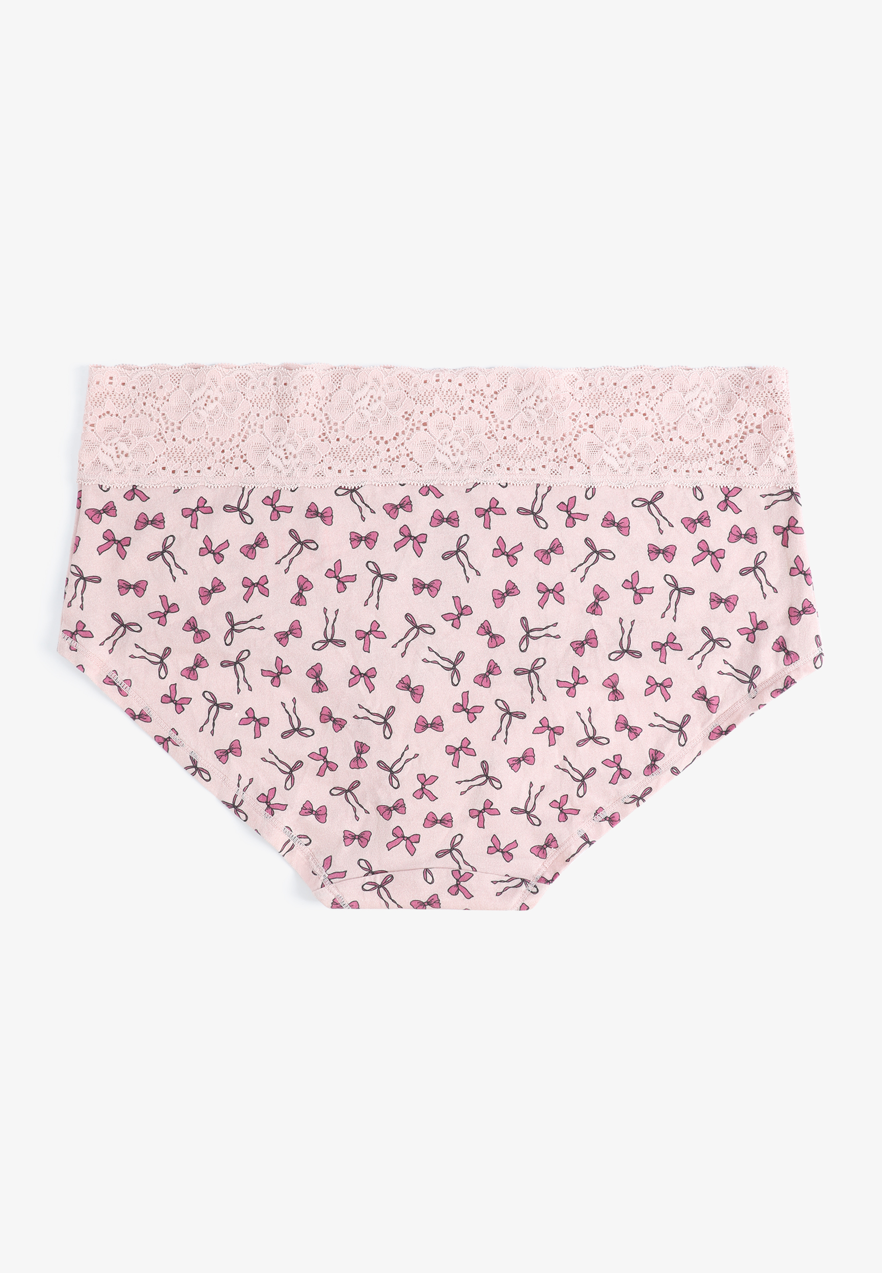 Simply Comfy Cotton Bow Print Boybrief Panty, C6942, large
