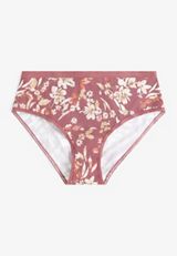 True Stretch Jersey Floral Print Hipster Panty, C5729, small