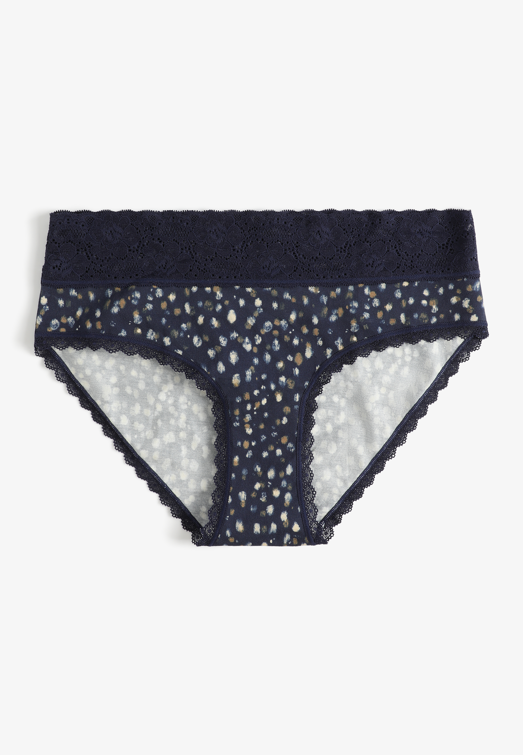 Simply Comfy Cotton Abstract Print Hipster Panty