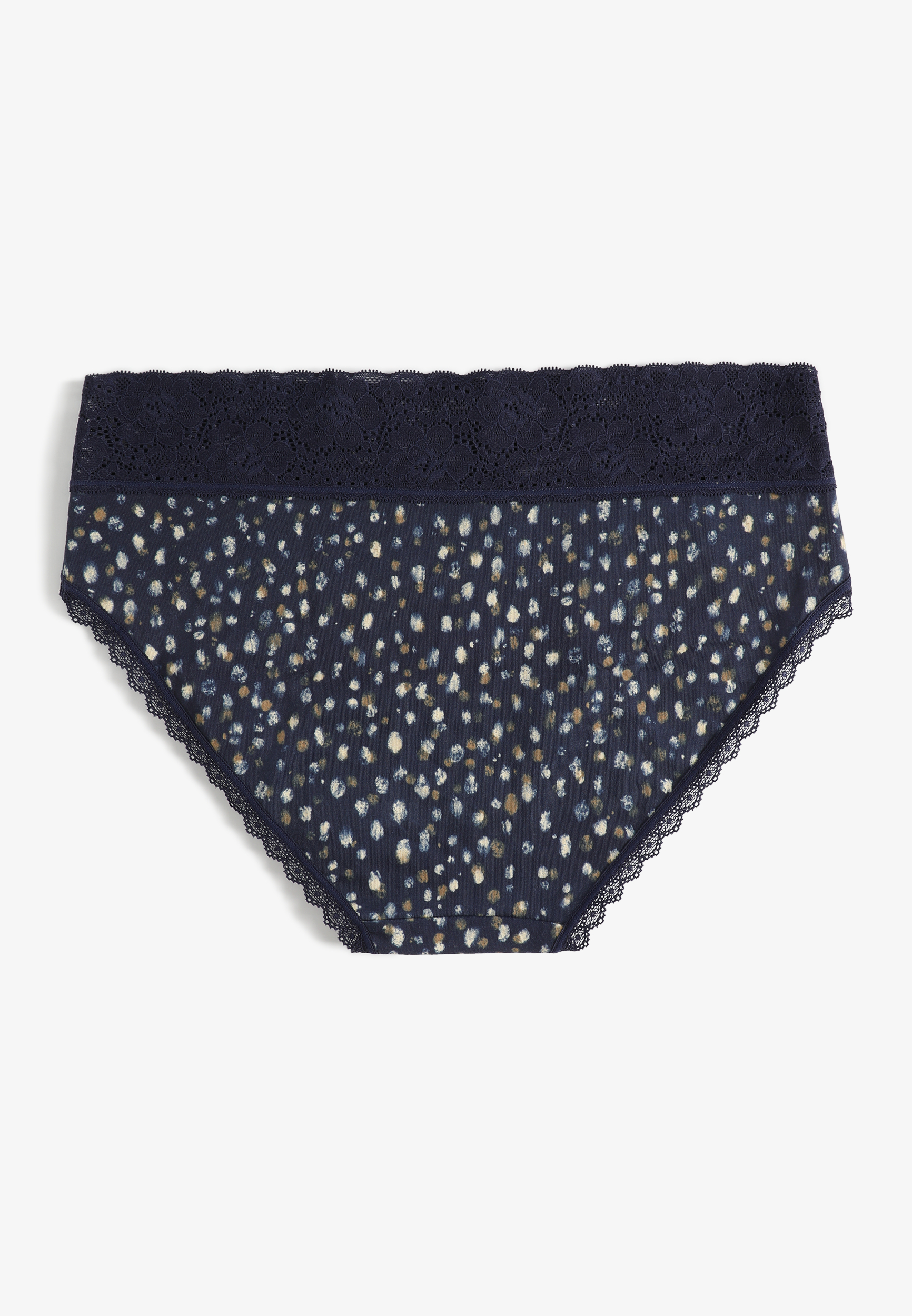 Simply Comfy Cotton Abstract Print Hipster Panty, C6666, large