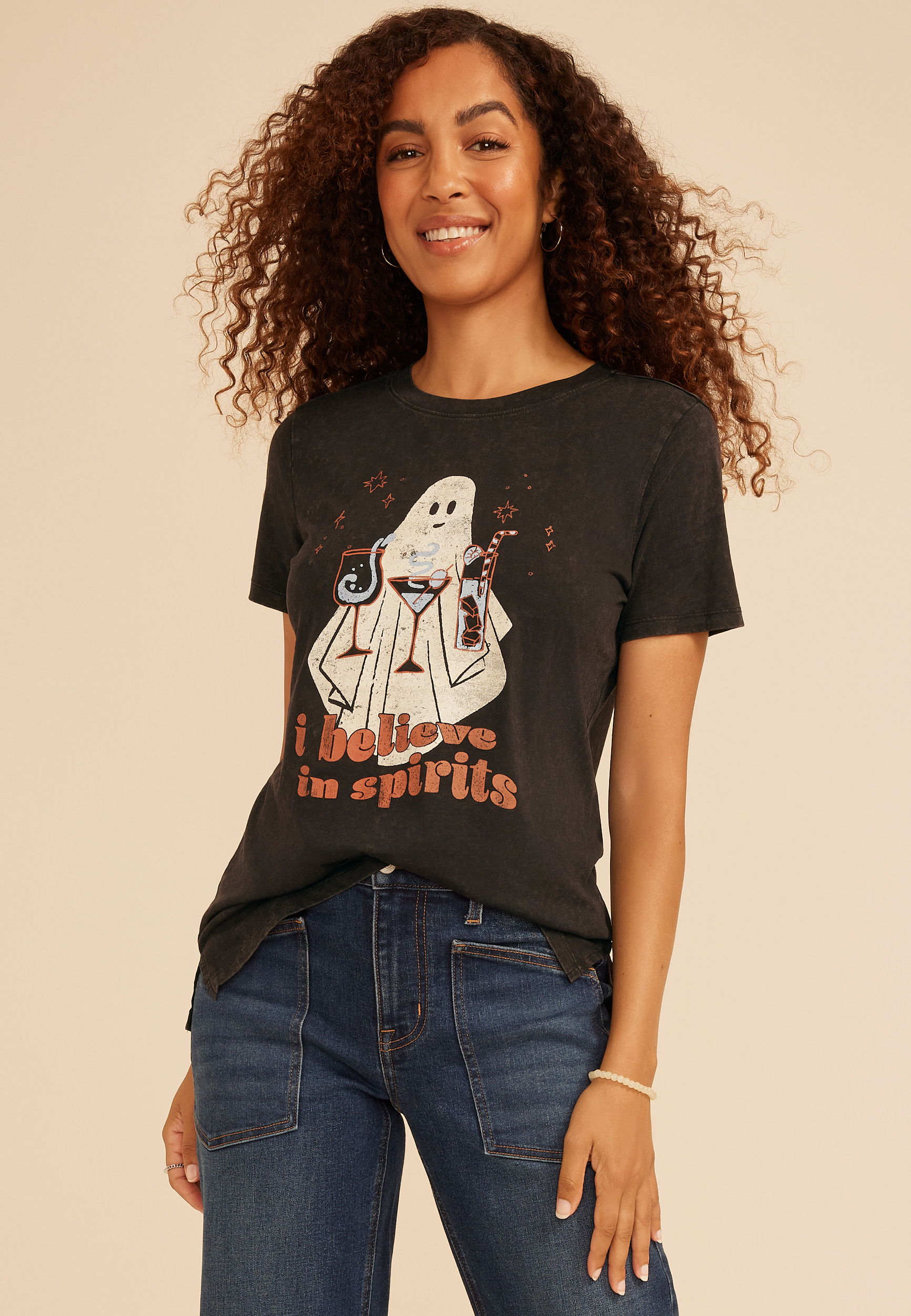 I Believe In Spirits Classic Fit Graphic Tee