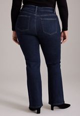 Plus Size Flying Monkey™ High Rise Slim Boot Jean, C258, small