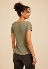 Boat Neck Side Tie Tee, C3142, small